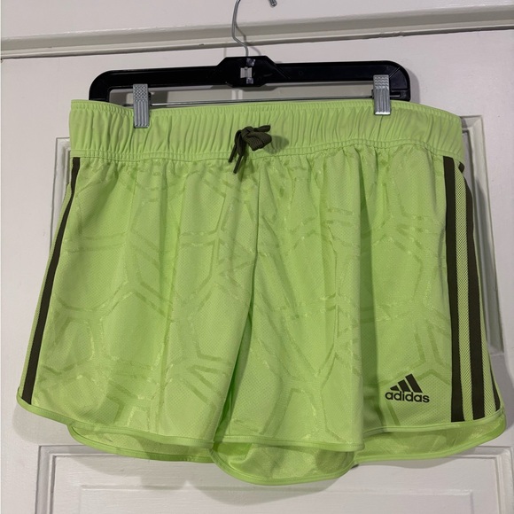 adidas Pants - Adidas Women's Neon Green Soccer Shorts